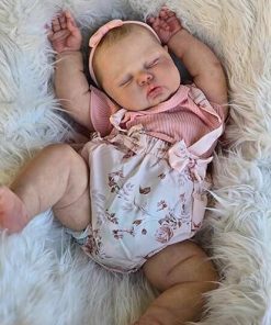 Zero Pam Realistic Reborn Baby Dolls – 24 Inch Lovely Toddler Lifelike Newborn Baby Girl Chubby Weighted Cloth Body, Real Looking Baby Dolls That Look Real Silicone Baby Reborn
