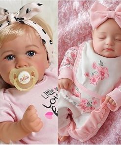BABESIDE Lifelike Reborn Baby Dolls – 20 Inch-Soft Body Realistic-Newborn Baby Dolls Cute Girl Real Life Dolls with Clothes Accessories Gift for Kids Age 3+