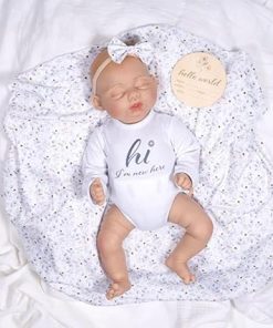 Paradise Galleries Realistic Reborn Baby Doll Ping Lau 18 Inch with Pacifier and 5 Piece Accessories Sculptor Designer Doll Collection Special Birthday Gift for Ages 3 and Up – Hello World 2