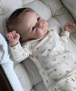 Zero Pam Realistic Silicone Reborn Baby Dolls Girl 18 Inch Anatomically Correct Baby Dolls That Look Real Smiling Real Life Reborn Toddler Dolls with Accessories for Kids 3+