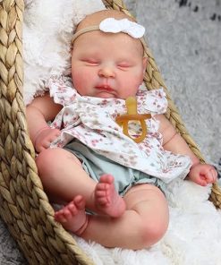 20 Inch Full Body Reborn Baby Girl Realistic Newborn Baby Dolls Real Life Baby Dolls Cute Face with Outfit & Accessories Gift for Age 3+