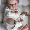 Zero Pam Reborn Baby Dolls Silicone Full Body-18 in Anatomically Correct Girl, Realistic Baby Doll, Full Silicone Reborn Dolls, 3D Skin Posable Real Life Babys Doll with Accessories