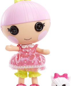 Lalaloopsy Littles Doll- Trinket Sparkles and Pet Yarn Ball Kitten, 7″ Princess Doll with Pink Outfit & Accessories, Reusable House Playset- Gifts for Kids, Toys for Girls Ages 3 4 5+ to 103 Years Old
