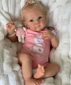 Zero Pam Reborn Baby Dolls – 18inch Real Life Baby Doll Realistic Newborn Girl Lifelike Babies Dolls That Look Real Anatomically Correct Baby Dolls with Feeding Accessories 2