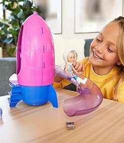 Barbie Space Discovery Chelsea Doll & Rocket Ship-Themed Playset with Puppy 2