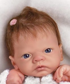 The Ashton-Drake Galleries Lifelike Tiny Miracles Emmy Reborn Baby Doll by Linda Webb, 10 Inches, RealTouch Vinyl Skin, Pink Sleeper 2