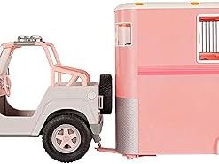 Our Generation by Battat- Mane Attraction- Horse, Equestrian Trailer for 18″ Dolls & 20″ Horses- for Age 3 Years & Up 2
