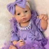 22″ Reborn Realistic Baby Doll That Looks Real | Weighted Soft Newborn Silicone Doll Gift Set With Swaddle Blanket, Pacifier Toy, Play Bottle & Birth Certificate 4