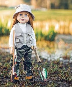 The Queen’s Treasures 18 Inch Doll Clothes, Accessories and Shoes, Complete 11 Piece Set – Outfit, Hiking Boots, and Fishing Gear, Compatible with American Girl Dolls 2