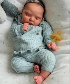 Anano Full Silicone Body Reborn Baby Dolls Toddler 20 Inch Realistic Baby Reborn Dolls Girls Silicone Babies That Look Real Looking Baby Dolls Anatomically Correct with Accessories