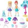 Polly Pocket Pretty Packet with Two 3-inch Dolls & 20+ Accessories: Themes Include Sun ‘n’ Fun Sport, Fab Bday Party & Chill ‘n’ Style; for Ages 4 and Up