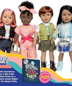 Adora 18″ Rebel Girls Doll Collection – Inspired by Good Night Stories Rebel Girl Books – Premium Quality Soft and Movable Doll Body with Realistic Features – Creator 2