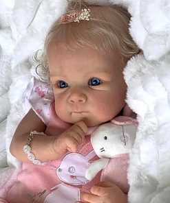 Zero Pam Reborn Baby Dolls – 18inch Real Life Baby Doll Realistic Newborn Girl Lifelike Babies Dolls That Look Real Anatomically Correct Baby Dolls with Feeding Accessories
