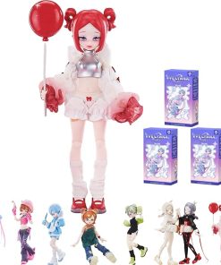 1/12 BJD Dolls Blind Box,Kawaii BJD Dolls Eve Lynna Series 1/12 Ball Jointed Doll Collectable Action Figure Posable Dress Up Doll for Girls Birthday Party Gift Toys