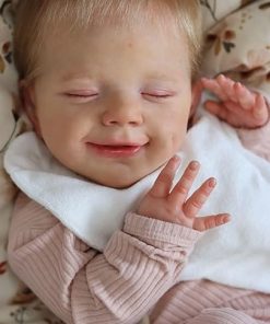 iCradle Life Like Reborn Baby Dolls 20 inch Siicone Full Body Realistic-Washable Newborn Toddler Dolls Blonde Hair Girl Anatomically Correct with Clothes and Toy Accessories Gift for Kids Age 3+