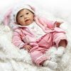 14″ Reborn Baby Dolls, Full Silicone Baby Dolls, Realistic Soft Silicone Newborn Baby Doll, Real Full Body Silicone Reborn Baby Dolls with Feeding Accessories（Girl） 3