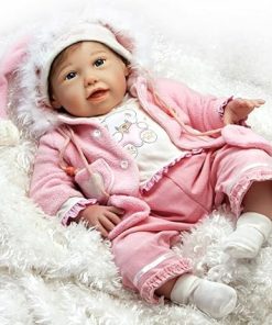 Paradise Galleries Realistic Reborn Baby Doll, 21-Inch Designer Doll by Jannie de Lange with 6 Accessories, Birthday Gift for Kids Ages 3 and Up – Cuddle Bear Bella