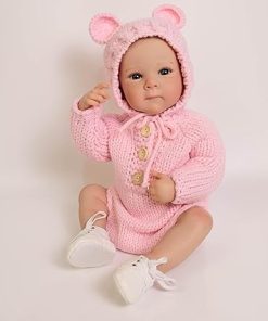 Zero Pam Realistic Reborn Baby Dolls, 20 Inch Lovely Newborn Baby Dolls Full Body Girl Soft Vinyl, Anatomically Correct Baby Doll with Full Accessories