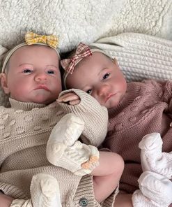Zero Pam Reborn Dolls Twins Baby 19 in Real Looking Babies Realistic Newborn Baby Dolls That Look Real Life Baby Dolls Silicone Reborn Baby Dolls Xmas Gift 2