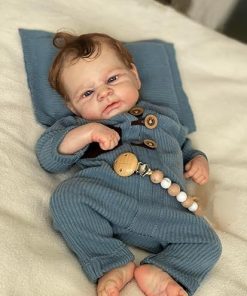 Zero Pam Reborn Baby Dolls Silicone Full Body-18 in Realistic Baby Doll, Anatomically Correct Bebe Boy Real Life Babys Doll That Look Real, Silicone Reborn Dolls with Accessories 2