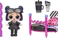 L.O.L. Surprise! LOL Surprise Furniture Cozy Zone with Dusk Doll and 10+ Surprises, Doll Bedroom Furniture Set, Accessories 2