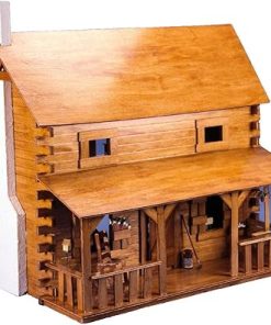 Greenleaf Creekside Cabin Dollhouse Kit – 1 Inch Scale