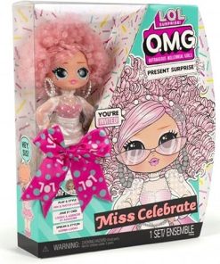 L.O.L. Surprise! OMG Present Surprise Series 2 Fashion Doll Miss Celebrate with 20 Surprises – Great Gift for Kids Ages 4+