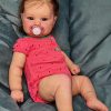 Amish-Made Wooden Deluxe Doll Swinging Cradle, White Finish by AmishToyBox.com 4