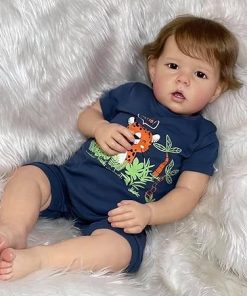 Zero Pam Life Like Reborn Baby Dolls -20 Inch Realistic Baby Doll -Real Life Newborn Baby Dolls Full Body Vinyl Boy Anatomically Correct Baby Dolls with Accessories for Birthday Gifts 2
