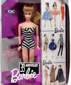 Barbie 35th Anniversary Special Edition Reproduction of Original 1959 Barbie Doll & Package (1993) – Blonde Hair 2
