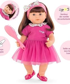 Corolle Mon Grand Poupon Alice Large 14’’ Doll with Brush for Real Hair Play 2