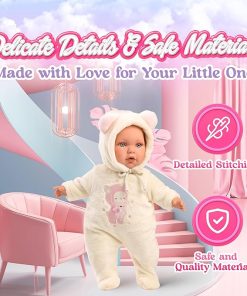 Soft Body Dolls – Realistic Dolls for Toddlers and Babies in 11.8”, 13.8” & 16.5” Sizes – Premium Quality, Handwashable Cotton Clothing for Kids 2
