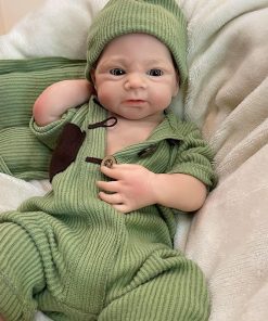 OtardDolls Reborn Baby Dolls, 18 Inch Full Silicone Real Looking Lifelike Doll Realistic Newborn Baby Doll with Toy Accessories for Kids 2