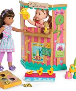 American Girl WellieWishers 14.5-inch Doll Carnival Games Playset with Ticket Booth and Carnival Games, For Ages 4+ 2