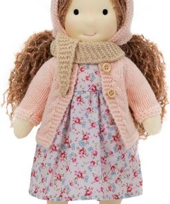Handmade Waldorf Doll Clothes 12 inch Clothing Set with Pretty Box Girl Christmas Birthday Present-Luna’s Clothes Accessories 2