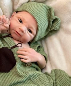 OtardDolls Reborn Baby Dolls, 18 Inch Full Silicone Baby Doll Real Looking Lifelike Realistic Newborn Baby Doll with Toy Accessories for Kids 2