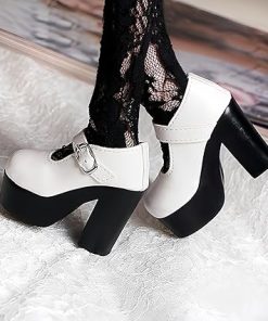 BJD Doll Shoes Carefully Crafted Fashionable high Heels for 1/3 24 inch 60cm BJD SD Doll Gifts for Doll Lovers (J) 2
