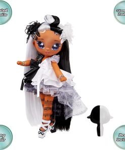 Na! Na! Na! Surprise Teens 11″ Fashion Doll Odette Lakewood, Soft, Poseable, Black & White Hair, Swan-Inspired Outfit & Accessories, Gift for Kids, Toy for Girls & Boys Ages 5 6 7 8+ Years 2