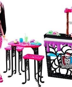 Mattel Monster High Beast Bites Cafe Draculaura Doll & Playset