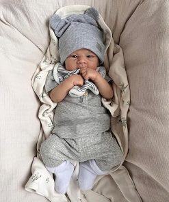 Reborn Baby Dolls 19Inch Soft Cloth Weighted Body Silicone Reborn Newborn Doll Lifelike Baby Dolls That Look Real Child Birthday Gifts Dolls Toys & Accessories