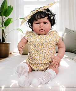 Lifelike Reborn Toddler Baby Dolls 24 Inch Realistic Newborn Baby Dolls Real Life Baby Dolls with Complete Accessories for 3+ Years Old Gifts