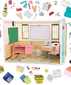 Our Generation- Awesome Academy School Set- Playset, Dolls and School House for 18 inch Dolls- for Ages 3+