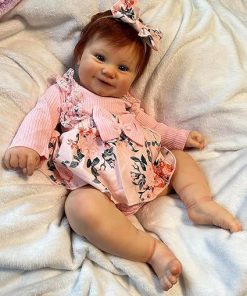 Realistic Reborn Baby Maddie Silicone Full Body Vinyl Baby Dolls That Look Real Lifelike Newborn Baby Doll Real Life Reborn Doll Girl Xmas Toy Gift Set for Kids 2