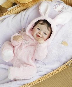Reborn Baby Dolls – 20Inch Soft Vinyl Realistic Newborn Baby Dolls Poseable Real Life Baby Girls Dolls with Doll Accessories and Gift Box for 3+ Year Old Girls Kids 2