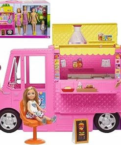 Barbie You Can Be Anything Food Truck Playset – Includes 3 Dolls and 30+ Accessories