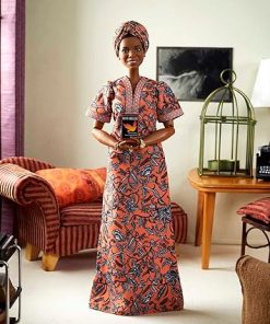 Barbie Inspiring Women Doll, Maya Angelou Wearing Dress & Accessories, Collectible with Doll Stand & Certificate of Authenticity 2