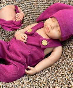 OtardDolls 18 Inch Realistic Newborn Doll, Soft Full Silicone Reborn Baby Girl Dolls Handmade Real Looking Doll Pack Set for Kids