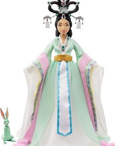 Mattel Netflix’s Over The Moon, Chang’e Collector Doll (14-inch) with Traditional Chinese Gown and Accessories, Includes Jade Rabbit Figure, Great Gift for Ages 6Y+