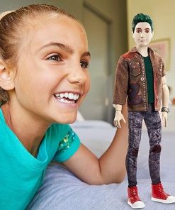 Mattel Disney Zombies 2 Toys, Zed Necrodopolis Zombie Fashion Doll Wearing Grunge Outfit & Accessories, 11 Bendable “Joints” 2