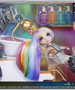 Rainbow High Salon Playset with Rainbow of DIY Washable Hair Color Foam for Kids and Dolls – Doll Not Included 2